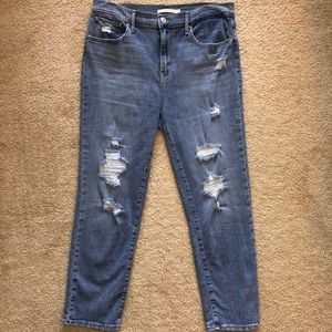 Levi 724 High Rise Straight Jeans
